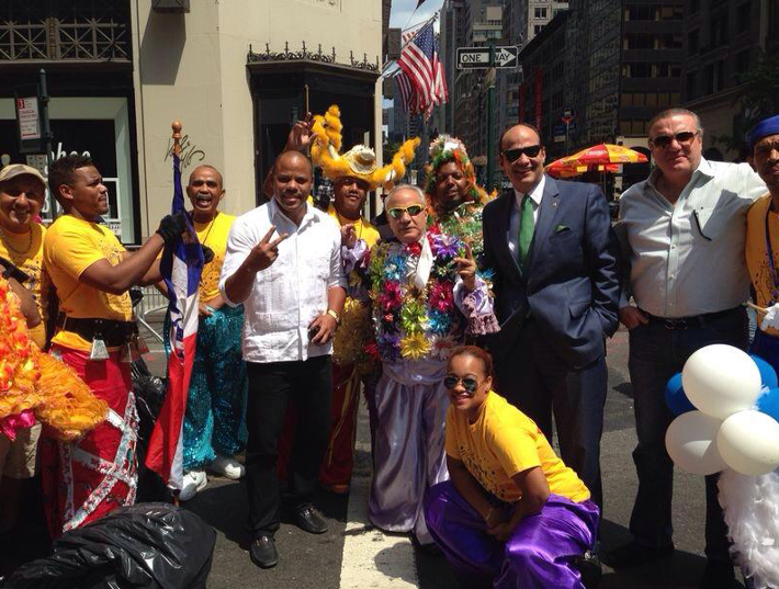 Participando en el Desfile Dominicano en New York en 2015